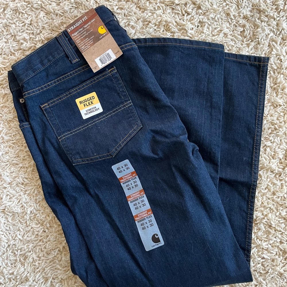 NWT🙌🏼 Carhartt Straight Fit Jeans 40x30